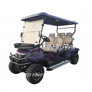 Carrito de Golf Eléctrico Premium de 4 Plazas, Batería de Litio de 72V, Altavoz, Homologado para Circular por la Calle, Venta Directa de Fábrica - Product Image 1