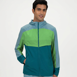 Lightweight Thin Waterproof Breathable Canvas <b>Men's</b> <b>Long</b> Sleeved Zipper Windbreaker <b>Jacket</b> Autumn Outdoor Wear Wholesale Casual - Product Image 1
