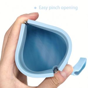 Food Grade Silicone Candy Coin <b>Purse</b> Zipper Waterproof <b>Cute</b> Small Wallet Pouch Snacks Cosmetics Unisex High Daily Customized - Product Image 6