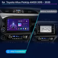 Junsun V1 Wireless CarPlay Android Auto Navigation pour Toyota Hilux Pick up AN120 2015-2020 EU Stock Car Autoradio Multimedia Vi