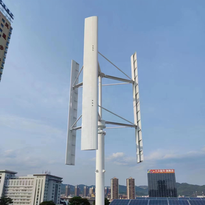 เครื่องกำเนิดไฟฟ้าพลังงานลมแบบตั้งชนิด H 220V 480V 30kw 50kw 100kw ใบพัด 5 ใบ โรเตอร์ไฟเบอร์กลาสเสริมแรง สามเฟส - Product Image 2