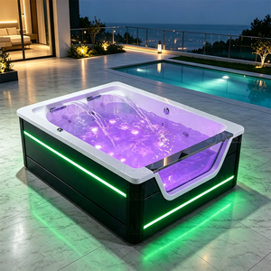 Jacuzzi extérieur de luxe pour 2 à 4 personnes, bain à remous intérieur, baignoire à remous, spa hydromassant - Product Image 1