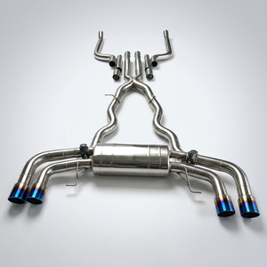 Sistema de Escape Catback Valvetronic de Acero Inoxidable para BMW M550i G30 G31 N63 4.4L V8 Twin Turbo con Válvula Remota y Puntas Cuádruples - Product Image 2