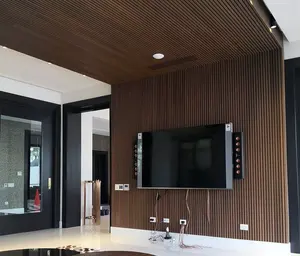 2024 Coextrusion WPC grain de bois durable WPC résistant aux fissures panneaux de revêtement extérieur revêtement mural - Product Image 5