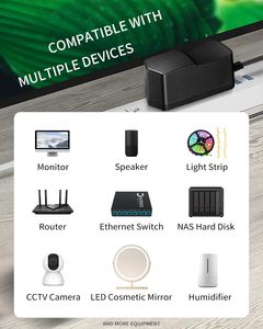 Thay thế 12 V <span class=keywords><strong>2A</strong></span> cung cấp điện AC <span class=keywords><strong>Adapter</strong></span> 8-Tip 12 Volts 2000mA LED Strip ánh sáng sạc cho CCTV Camera BT Loa DC12V - Product Image 5