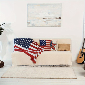New cross-border hot-selling <b>throw</b> pillowcase featuring a truck star to commemorate the 250th anniversary of American - Product Image 4
