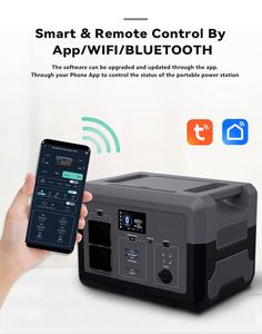 สถานีพลังงานแสงอาทิตย์แบบพกพา 300W-3000W 5000W คลื่นไซน์บริสุทธิ์ พร้อมตัวควบคุม MPPT แบตเตอรี่สำรองฉุกเฉิน สำหรับรถยนต์ - Product Image 1