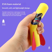 Lanceur de fusées lumineuses en plastique pour enfants, style TikTok, à pédale, pour l'extérieur, pour 0-24 mois