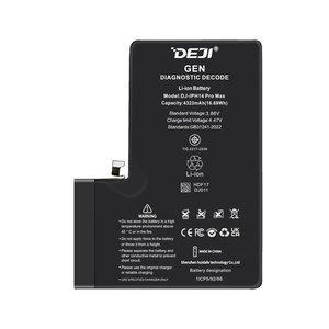Baterías Originales DEJI con Certificación CE, Batería de Diagnóstico para <span class=keywords><strong>iPhone</strong></span> 12 <span class=keywords><strong>13</strong></span> 14 15 16 Pro Max - Product Image 1