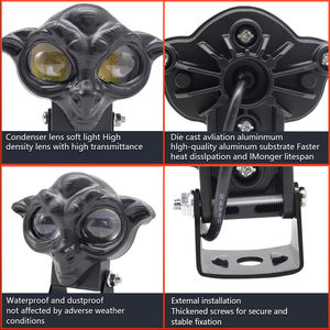 Nuevo Modelo de Faro Antiniebla para Motocicleta, Luz de Trabajo de Doble Color, 12V 40W 3000 Lúmenes 6500K, Luz de Conducción LED, Accesorios para Automóviles - Product Image 5