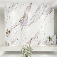 Panneau mural en PVC effet marbre Y Board, facile à nettoyer, haute densité, finition miroir, plaque UV, pour salle de bain, imperméable