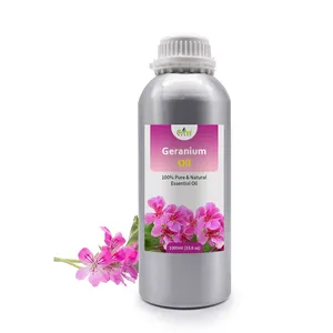 Manufacturer supply wholesale bulk 100% pure natural geranium oil for skin revitalizer moisturizer