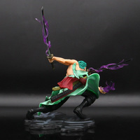 Figurine d'Anime à Succès : Modèle de Personnage Zoro de One Piece, Jouet Décoratif, Figurine d'Action Anime