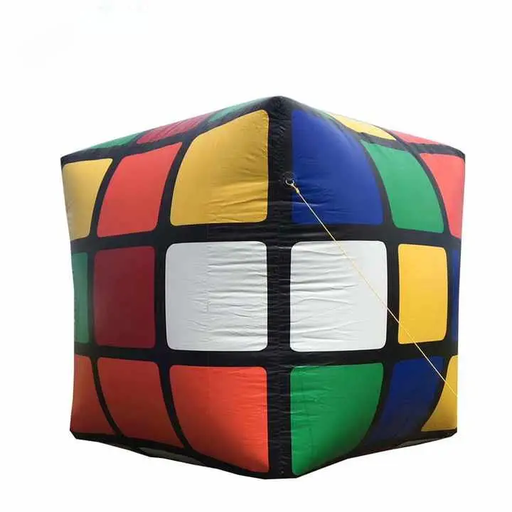 Cubo inflable rubik para publicidad, gran oferta, 2022