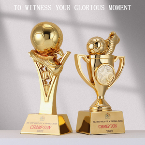 Golden Ball Golden Boot Football Trophy sport Cup Trophy award Resin Crafts <span class=keywords><strong>Ballon</strong></span> <span class=keywords><strong>d</strong></span>'<span class=keywords><strong>Or</strong></span> trofei factory custom - Product Image 2