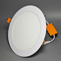 Vente flash : panneau lumineux LED moderne 18W, carré, encastré au plafond, corps en aluminium, design fin, pour la maison, le bureau, utilisation en intérieur