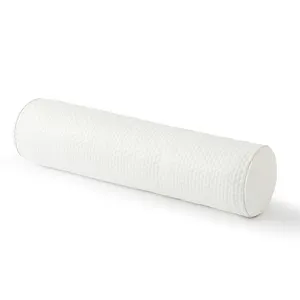 프리미엄 럭셔리 피부 안전 냉각 기술 무소음 통기성 케이스 침대 용 긴 원형 보강 베개