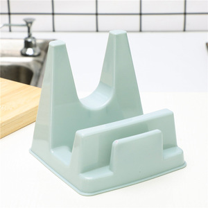 <b>Tabletop</b> pot lid rack, household plastic cutting board rack, kitchen portable pot lid holder, no-drill integrated <b>storage</b> rack - Product Image 3