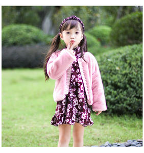 Nuovi Arrivi Autunno Inverno Cappotto in Ecopelliccia per Bambine Parka Spesso e Caldo Giacche in Finta <span class=keywords><strong>Pelliccia</strong></span> - Product Image 6