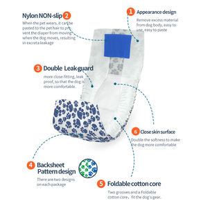 Dono Couches <span class=keywords><strong>pour</strong></span> chiens jetables de haute qualité, bon marché, douces, antidérapantes, <span class=keywords><strong>pour</strong></span> chiots mâles - Product Image 3