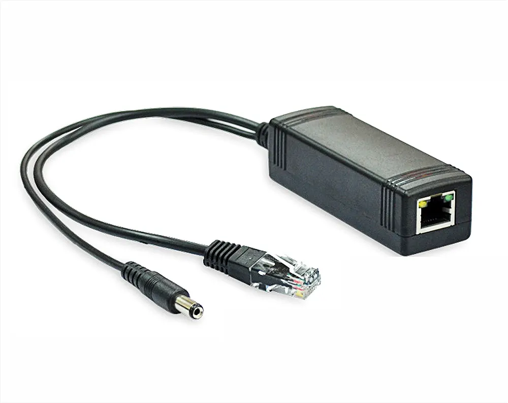 10/100Mbps IP Camera Raspberry PI RJ45 Power Over Ethernet POE Splitter