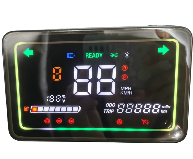 Color Large Screen LCD DISPLAY 2/3 Digit for Electric SCOOTER with Lithium/LEAD ACID Battery EBIKe Zuma Tortoise King DASHBOARD