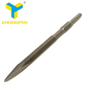 Ciseau à froid personnalisé à tige hexagonale marteau pneumatique à pointe pour bricolage usage industriel béton maçonnerie <span class=keywords><strong>brique</strong></span> mur disjoncteur 40Cr - Product Image 1