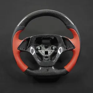 Volante Deportivo de Fibra de Carbono Forjado de 3 Brazos con LED, Compatible con <span class=keywords><strong>Chevrolet</strong></span> Corvette <span class=keywords><strong>Camaro</strong></span> C7 para ZR1 S7 SS <span class=keywords><strong>ZL1</strong></span> 2014-2019 RPM - Product Image 4