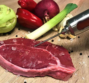 Kit de seringue d'injecteur de viande en acier inoxydable, fenêtre de mesure transparente, grande capacité de 2 oz - Product Image 5