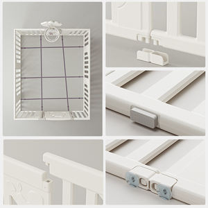 MIGO BEAR bébé en plastique forêt magique parc toboggan balançoire panier de basket-ball chevalet stockage et cheval à <span class=keywords><strong>bascule</strong></span> <span class=keywords><strong>jeu</strong></span> maison enfants clôture - Product Image 2