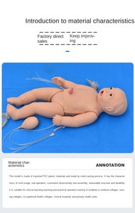 Maniquí de Reanimación Cardiopulmonar Infantil FT535, Maniquí de Reanimación Cardiopulmonar para Recién Nacido, Funcional Completo (Enfermería, RCP, <span class=keywords><strong>Audiovisual</strong></span>, Monitorización ECG) - Product Image 6