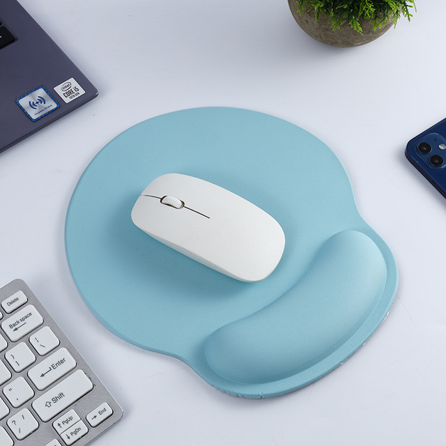 Ergonomic Memory Foam Cushion Non slip Mouse Pad with Wrist Rest Support for Laptop Computer