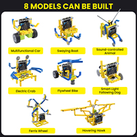 Robot de Programación Multifuncional 8 en 1 Keyestudio Microbit Variant Master para Micro Bit Compatible con Lego