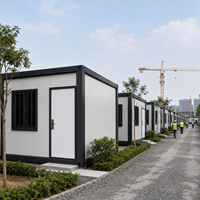 Maison conteneur préfabriquée à assemblage rapide pour dortoirs de travailleurs et logements de camps de travail
