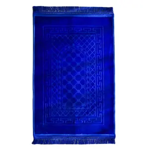 2022 hot sale Factory direct sale microfiber novelty print polyester muslim prayer mat rug