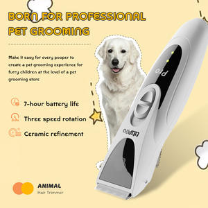 LILIPRO PT305 Factory Electric Quiet <span class=keywords><strong>Trimmer</strong></span> Rechargeable Dog Shaving Machine Household Wireless Kitten Grooming Shaver Set - Product Image 4