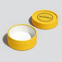 Tube en carton rond personnalisé écologique pour cheesecake, emballage en papier de qualité alimentaire, boîte en tube de papier pour gâteau basque