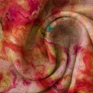 Hot Sales Woven 100% Kleid Custom Print auf Tie Dye Leinen Stoff Hersteller - Product Image 1