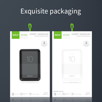 Batería de polímero para teléfono móvil que carga Mini banco de energía portátil electrónico personalizado 10000MAH para teléfono inteligente