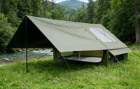 Tente gonflable avec fenêtre de toit, installation rapide, imperméable, en Oxford, tente gonflable pour le camping, le glamping, tentes gonflables avec cheminée