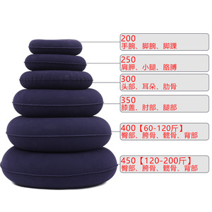 Inflatable Pressure Relief <b>Cushion</b> <b>Round</b> 38cm Outer Diameter For Hips And Back Support - Product Image 4