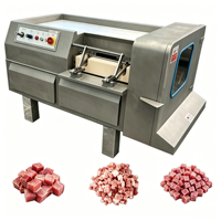 Machine à découper la viande de porc, trancheuse à viande, machine à couper la viande cuite, certifiée CE, pour viande fraîche et surgelée, machine à couper en dés