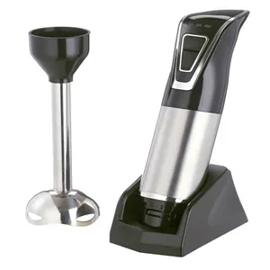 Cordless Immersion Blender: 4-In-1 Cordless Hand Blender Rechargeable,  21-Speed