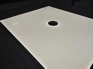 Plaque de guidage lumineux en acrylique professionnelle gravée au laser, éclairage double face, pour panneaux LED rectangulaires par Rina Tech - Product Image 3