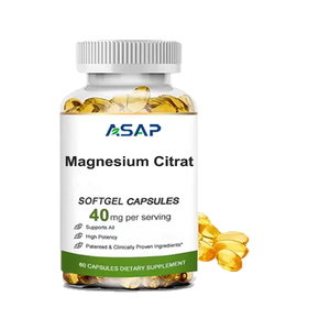 OEM Healthcare Citrate de magnésium Softgels 500mg Adulte Supplément de santé de qualité alimentaire pour la santé digestive - Product Image 2