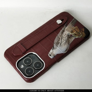 เคสโทรศัพท์หนังจระเข้ออกแบบแฟชั่นคุณภาพสูงคุณภาพสูงสําหรับ iPhone <span class=keywords><strong>14</strong></span> <span class=keywords><strong>pro</strong></span> <span class=keywords><strong>max</strong></span> พร้อมสายคล้อง - Product Image 5