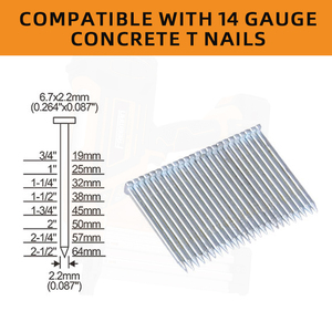 Cloueuse électrique sans fil Freeman 20V ST64, cloueuse à béton lourde, pour le ciment - Product Image 5