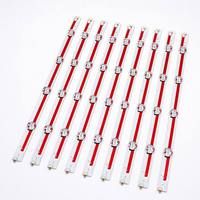 Kit Perbaikan Penggantian Strip Lampu LED TV SHIZI, Kecerahan Tinggi untuk Panel Layar TV LCD, Universal, Pasokan OEM