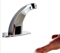 Offre Spéciale robinet en laiton intelligent sans contact automatique bassin robinet d'eau capteur céramique vanne cuivre économique robinet intelligent pour salle de bain
