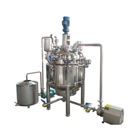 Chaqueta de calentamiento de vapor de 200l, cama fija de acero inoxidable, tapón de microondas, reactor químico de alta presión, precio de reactor de pirólisis